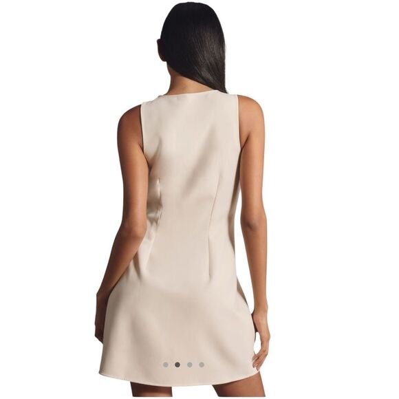 Anthropologie Belted Wrap Mini Dress - Picture 2 of 10